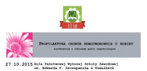 4 profilaktyczne godziny nie tylko dla kobiet. Zaproszenie na konferencję