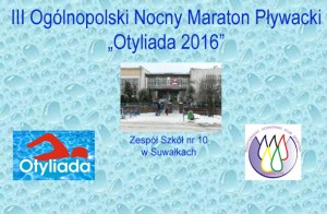 III OGÓLNOPOLSKI NOCNY MARATON PŁYWACKI 