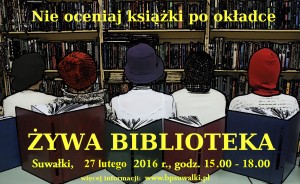 Żywa Biblioteka w sobotę, 27 lutego