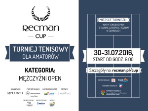 Turniej tenisowy RECMAN CUP w Suwałkach