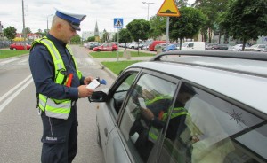 Zasnął za kierownicą w Suwałkach