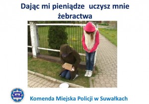 Suwalska Policja wobec zjawiska żebractwa