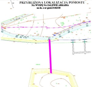 Kładka nad Zalewem Arkadia