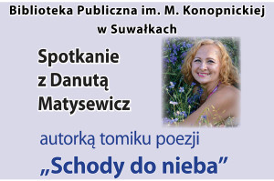 Spotkanie w Bibliotece Publicznej z Danutą Matysewicz