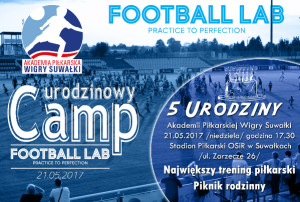 Urodzinowy Camp Football Lab - Akademia Piłkarska Wigry Suwałki