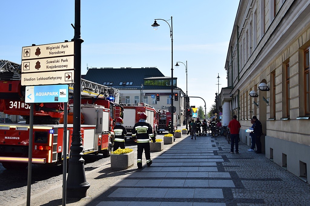 Suwałki pożar ćwiczenia