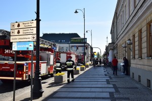 Pożar w Urzędzie Miejskim