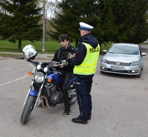 Suwalscy motocykliści jeżdżą bezpiecznie