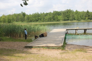 Suwałki plaża w Krzywem