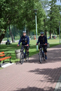 Strażnicy na rowerach