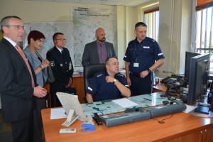 Wizyta Niemców  u policjantów