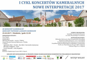 III Koncert Kameralny Koncert Papieski - Laudate Dominum