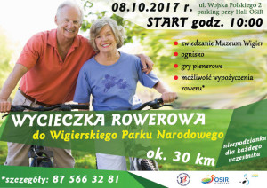 Wycieczka rowerowa dla seniorów