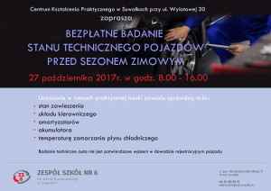 Bezpłatne sprawdzenie auta przed zimą