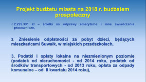 Suwałki UM budżet