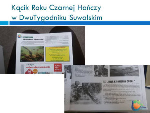 Suwałki Rok Czarnej Hańczy