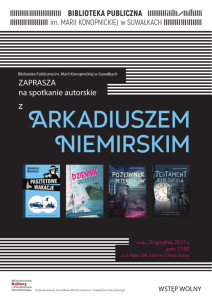 Arkadiusz Niemirski w bibliotece