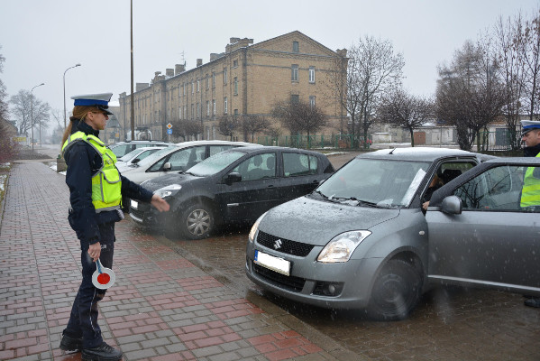 Suwałki Policja światła bezpieczeństwo