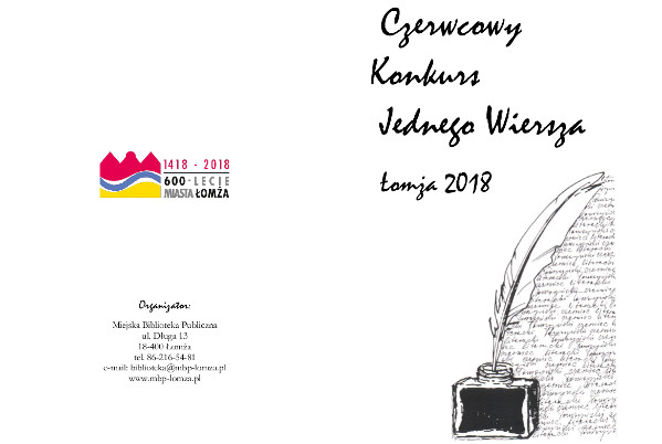 Suwałki Czerwcowy Konkurs Jednego Wiersza 2018