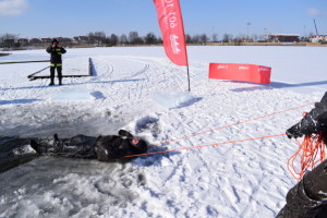 Suwałki WOPR Pokazy ratownictwa lodowego 2018