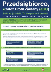 Przedsiębiorco, załóż Profil Zaufany