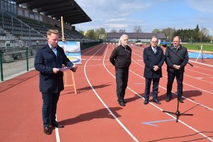 Suwałki LA konferencja na stadionie