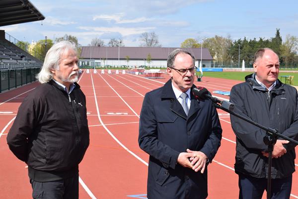 Suwałki LA konferencja na stadionie