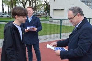 Suwałki LA konferencja na stadionie