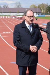 Suwałki LA konferencja na stadionie