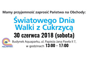 30 czerwca obchody Światowego Dnia Walki z Cukrzycą