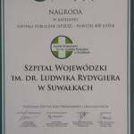 Szpital Suwałki nagrody