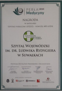 Szpital Suwałki nagrody