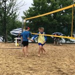 Suwałki Kacper i Adrian siatkówka plażowa młodzików