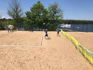Suwałki Kacper i Adrian siatkówka plażowa młodzików