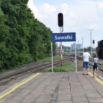 Suwałki Dworzec PKP ciuchcia