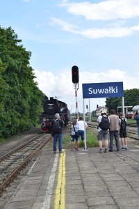 Suwałki Dworzec PKP ciuchcia