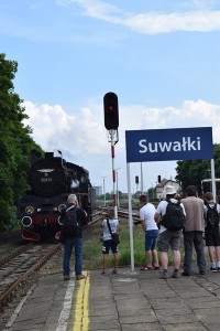 Suwałki Dworzec PKP ciuchcia