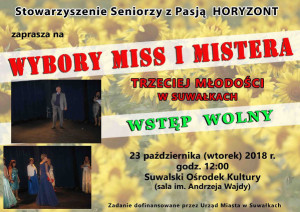 Wybory Miss i Mistera Trzeciej Młodości w Suwałkach