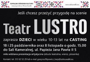 Teatr Lustro zaprasza na nabór!