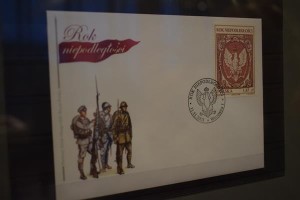Suwałki SOK wystawa Niepodłegla w filatelistyce i numizmatyce