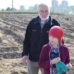 Suwałki Os. Franciszkańska sadzenie drzew