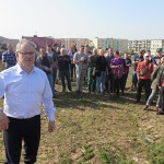 Suwałki Os. Franciszkańska sadzenie drzew