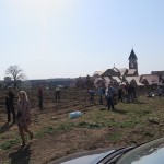 Suwałki Os. Franciszkańska sadzenie drzew