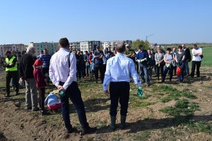 Suwałki Os. Franciszkańska sadzenie drzew