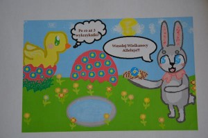 Suwałki SP 11 konkurs kartka wielkanocna