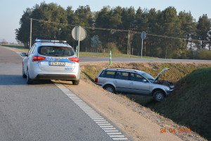 NIELETNI SPOWODOWAŁ WYPADEK DROGOWY