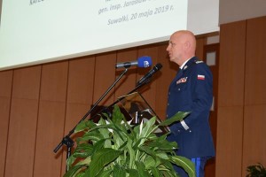 Suwałki PWSZ konferencja policja