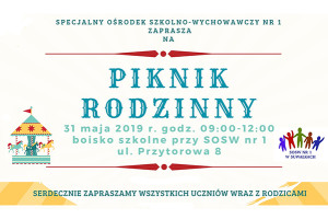 Zapraszamy na Piknik Rodzinny