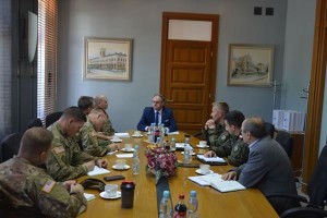 Suwałki Urząd Miasta amerykańscy żołnierze