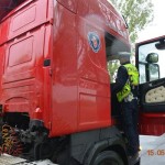 Suwałki policja działania truck&bus